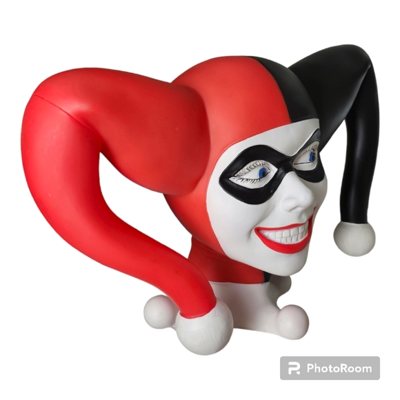 Harley Quinn Rare Large Head Bank Statue 11" :Monogram DC Heroes - Picture 7 of 15
